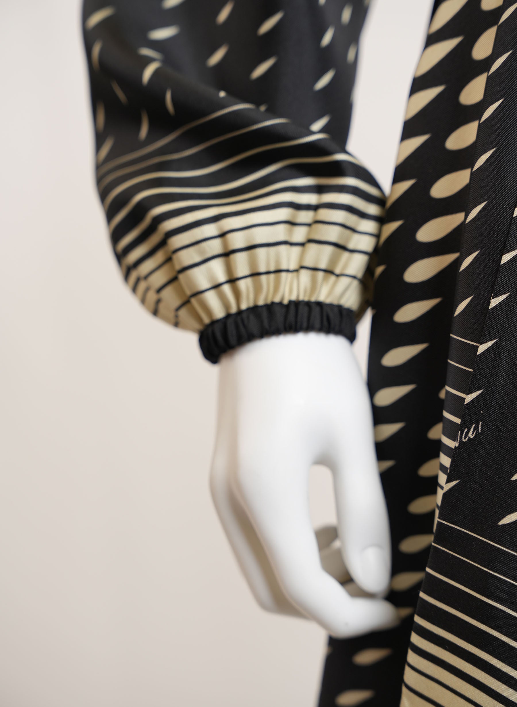 Gucci Silk Scarf Belted Wrap Dress