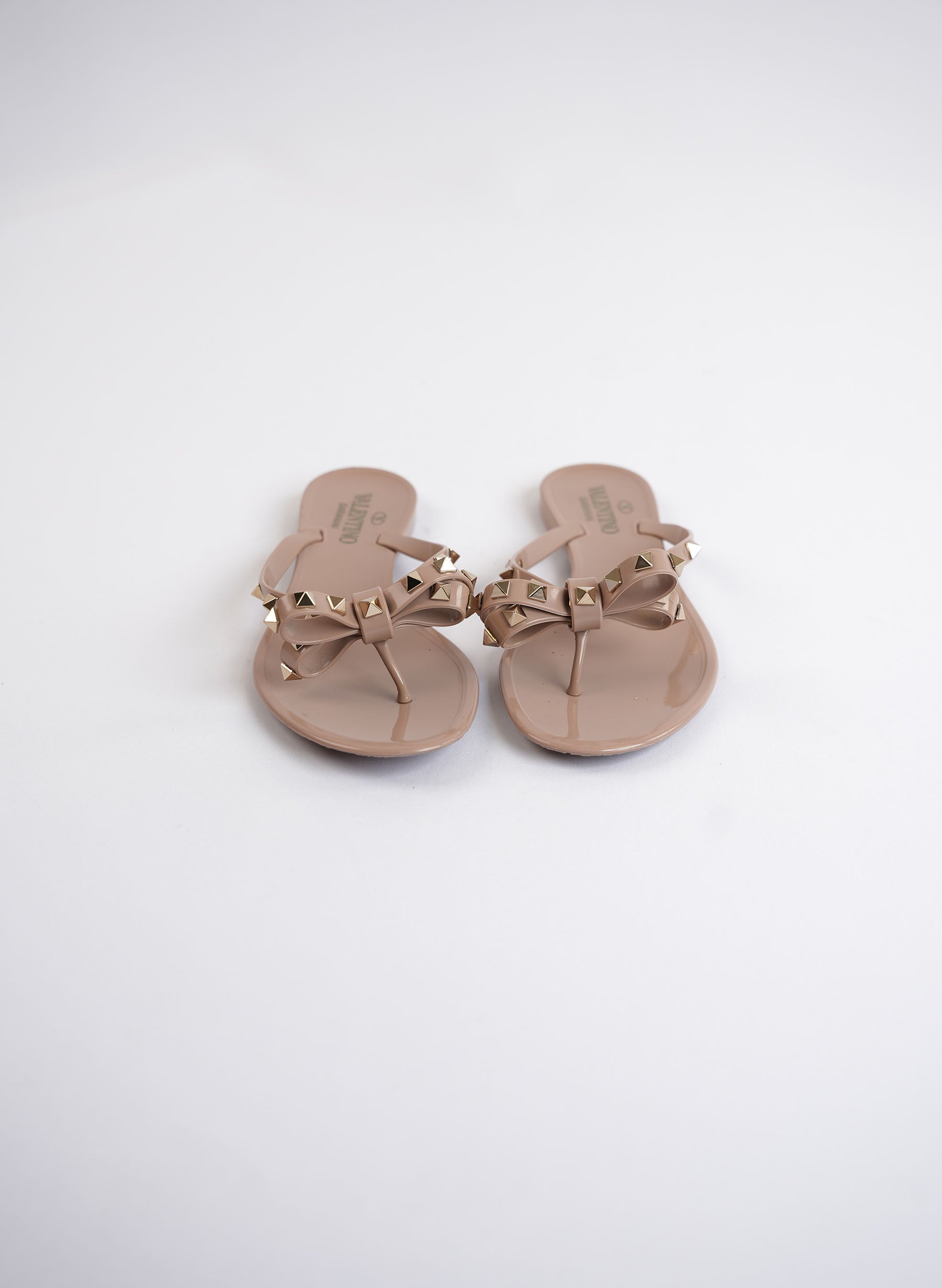 Valentino Garavani Rockstud Jelly Thong Sandles