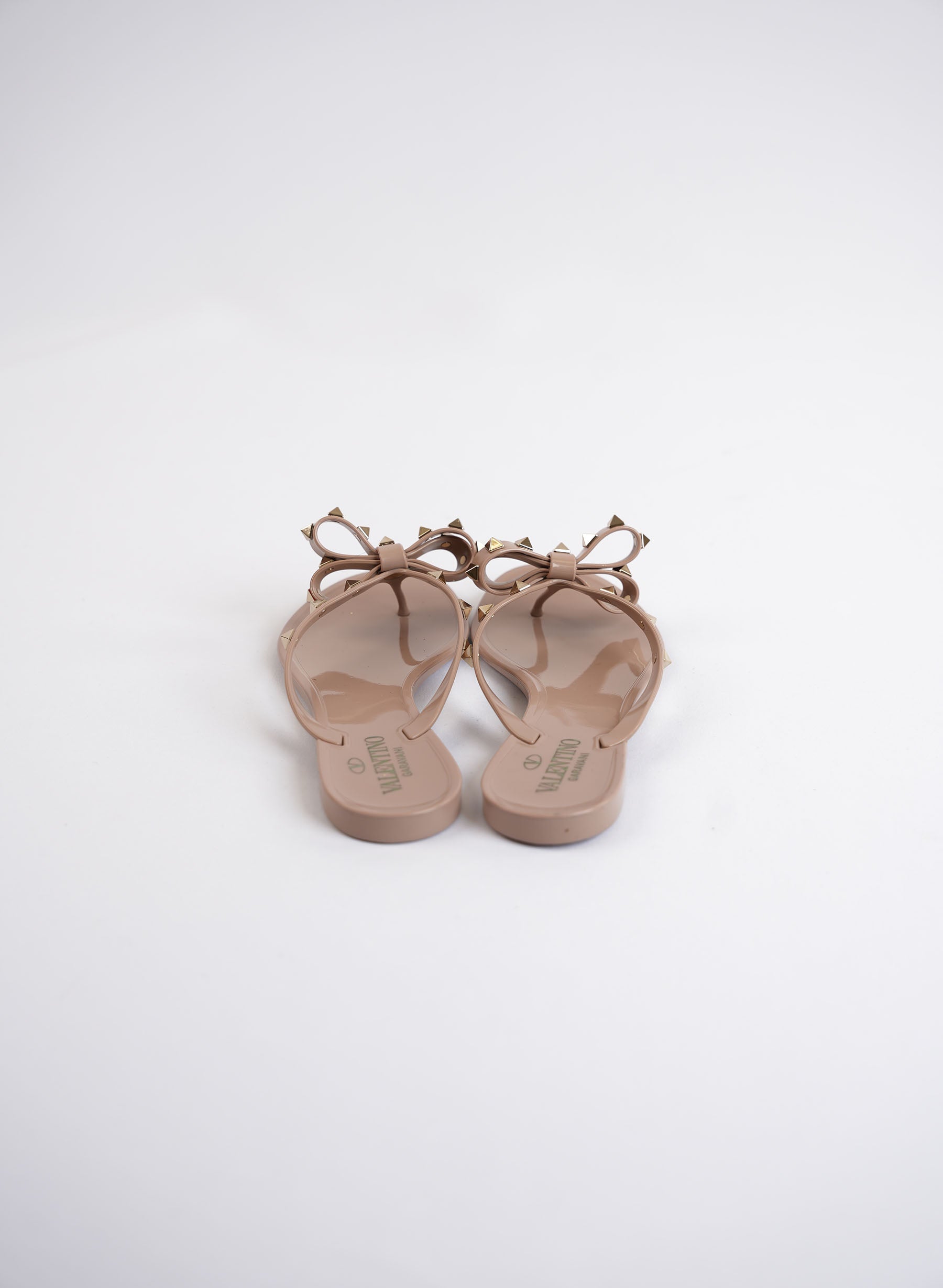 Valentino Garavani Rockstud Jelly Thong Sandles