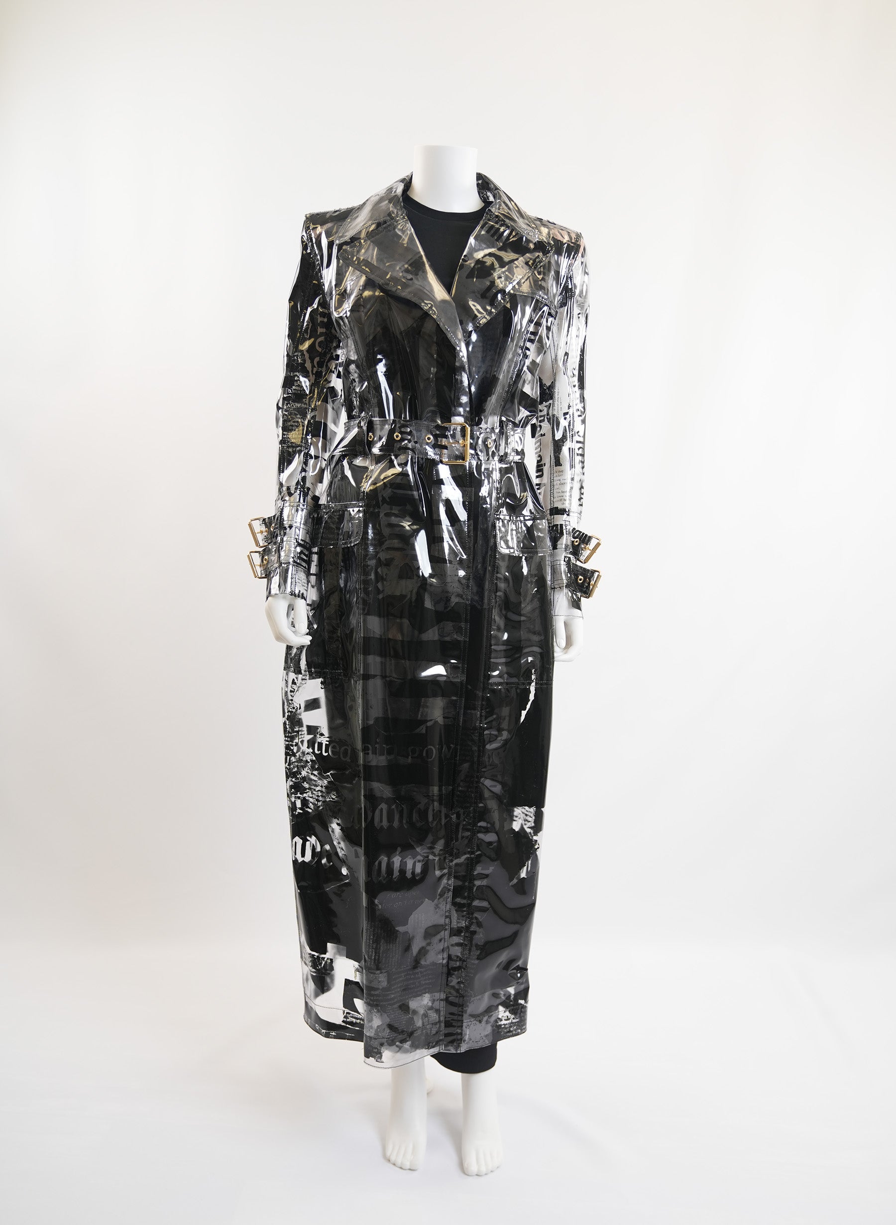 Balmain Tranparent Trench Coat