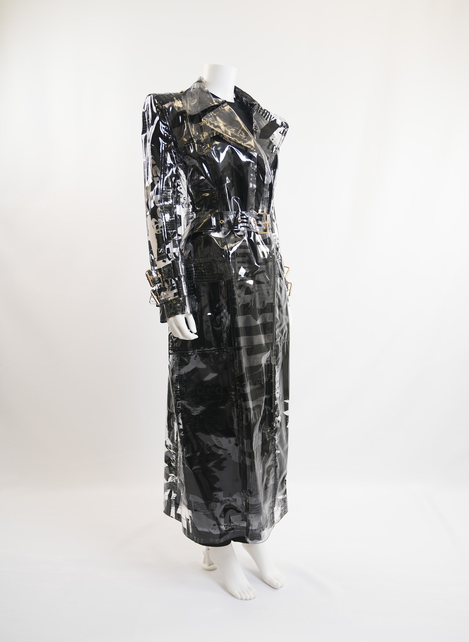 Balmain Tranparent Trench Coat