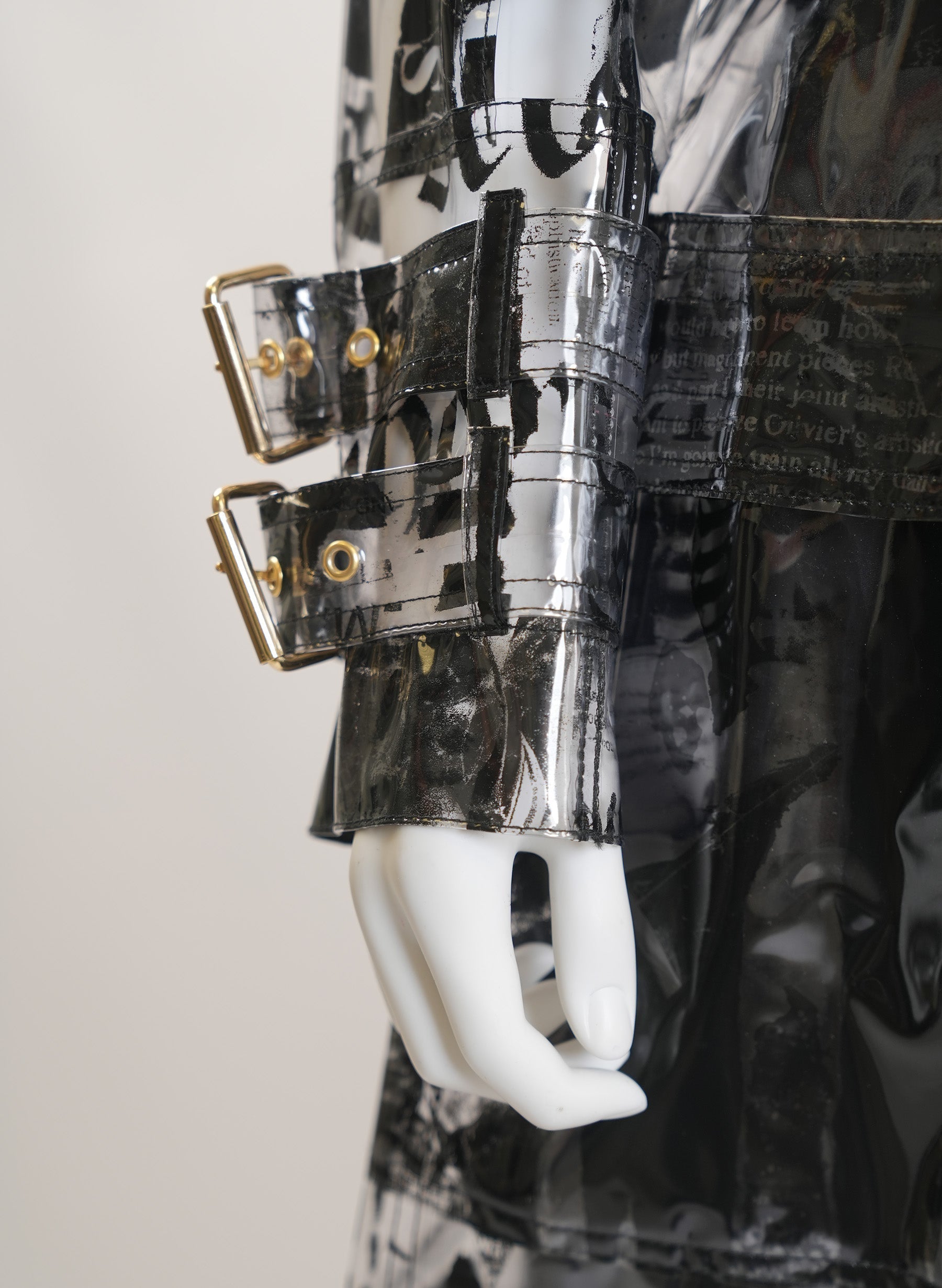 Balmain Tranparent Trench Coat