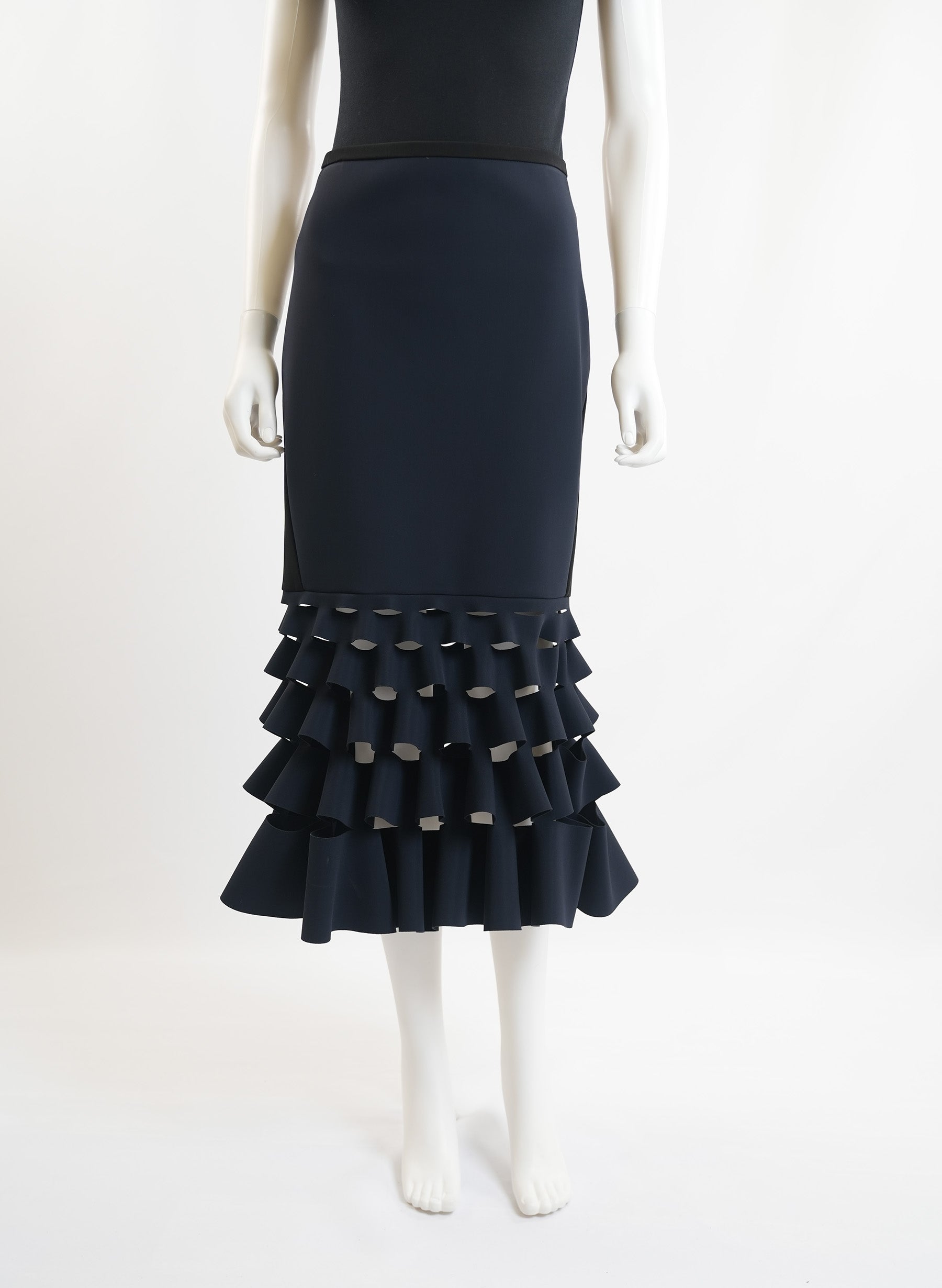 Dion Lee Slash Ruffle Skirt