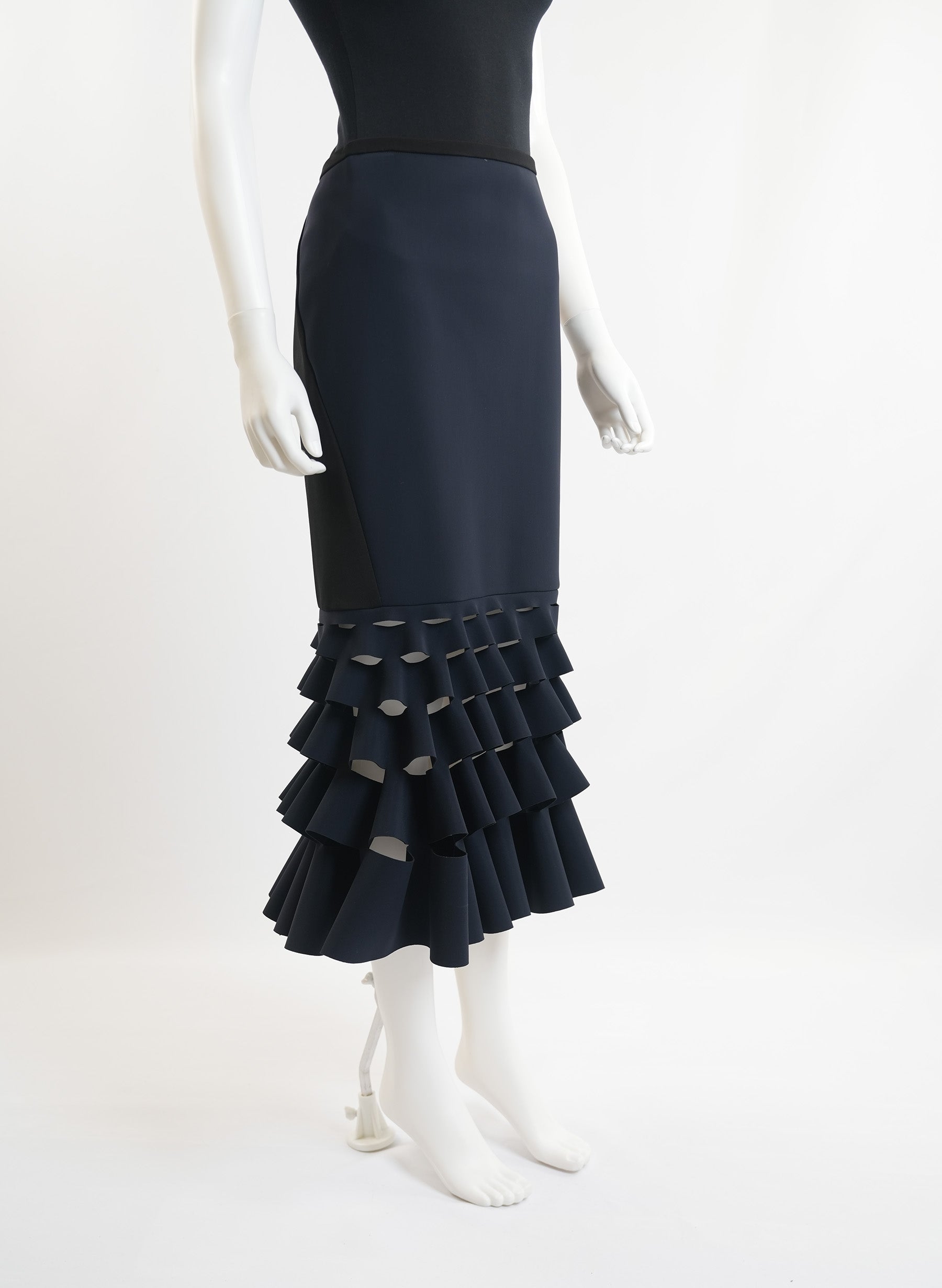 Dion Lee Slash Ruffle Skirt