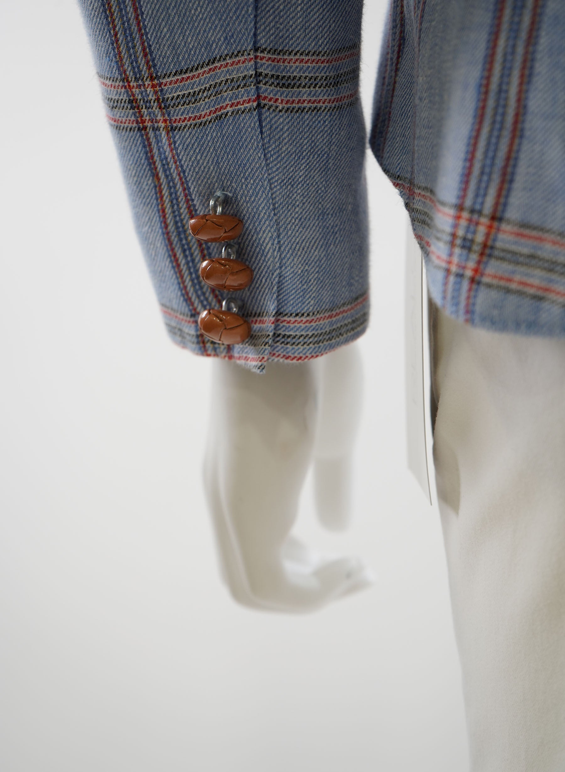 Smythe Plaid Print Blazer